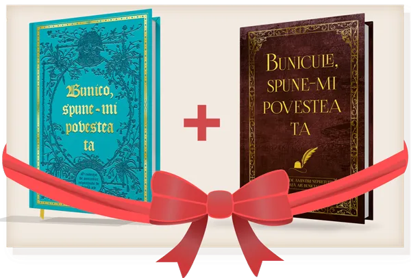 "Bunico, spune-mi povestea ta” + "Bunicule, spune-mi povestea ta”(Livrare gratuită)