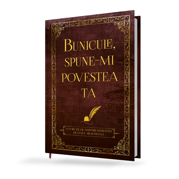 "Bunicule, spune-mi povestea ta”  Copertă groasa