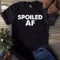 Broke AF and Spoiled AF Couples T-shirt