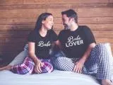 Babe & Babe Lover Couples T-Shirt