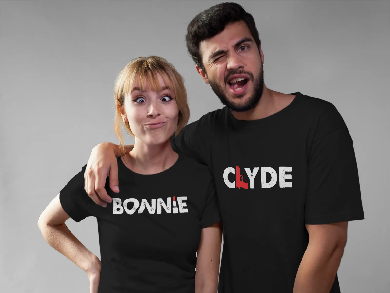 Bonnie and Clyde Couples T-Shirt
