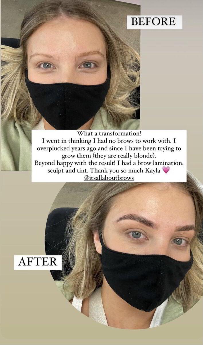 brow lamination | its all about brows