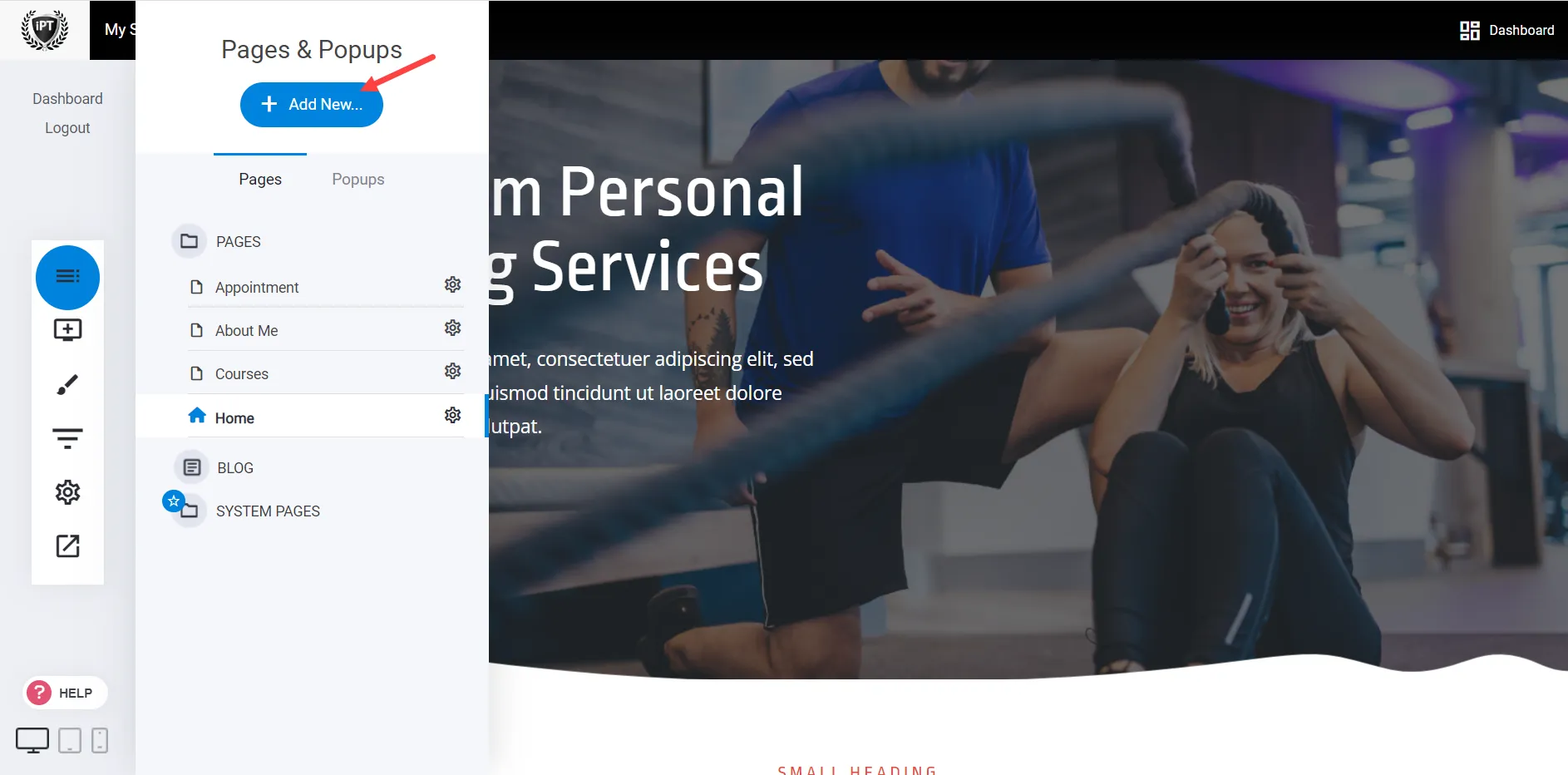 Add Only Page Example How to Add a Page?