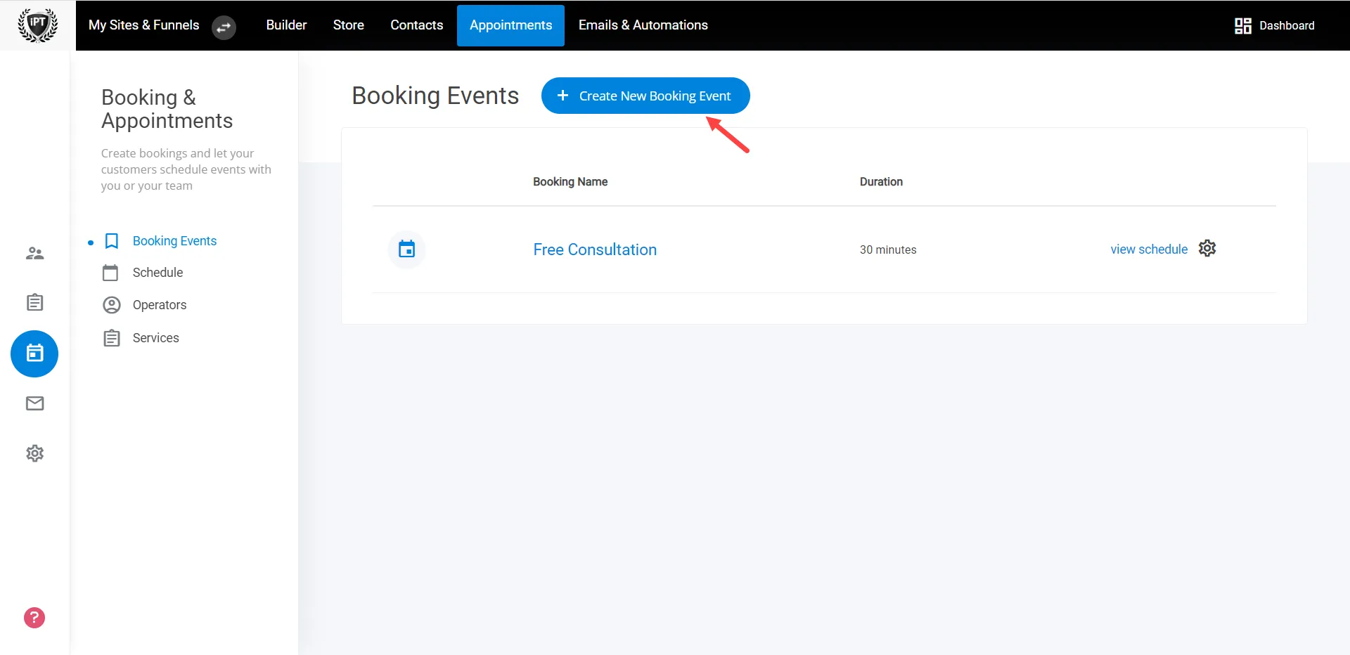 How to Create a Booking Event?