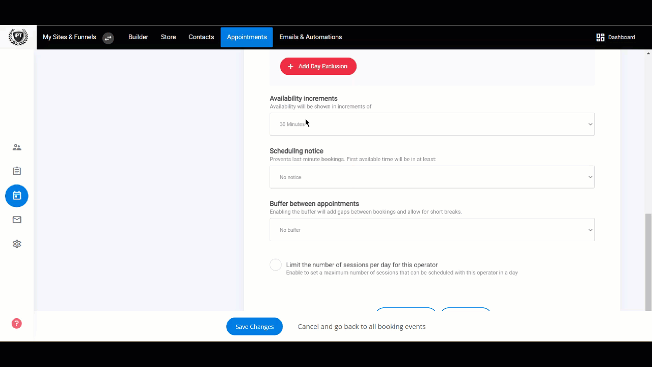 How to Set your Booking Availability?