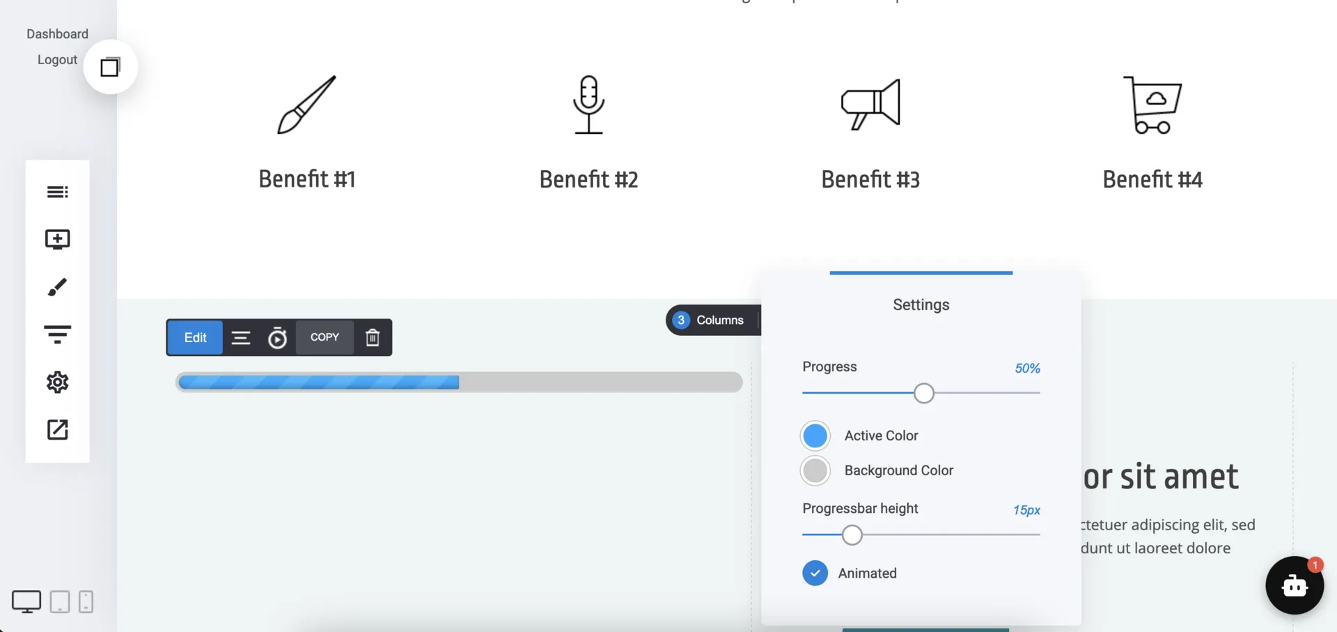 Progress Bar Widget