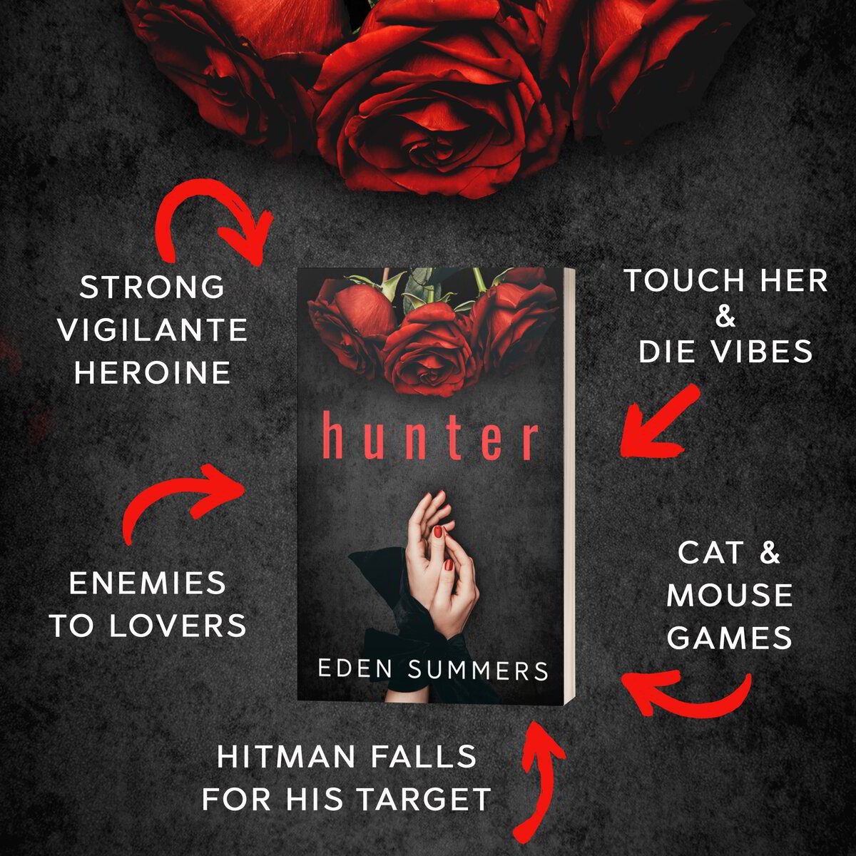Signed Print Copy of Hunter Discrete Cover (Hunting Her 1)