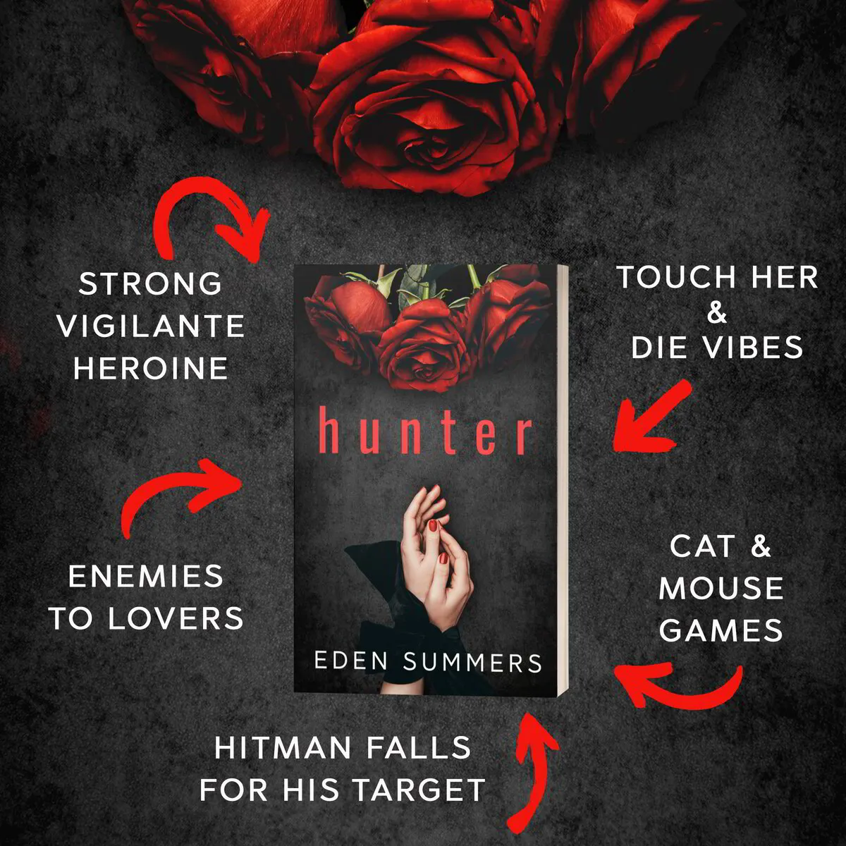 Signed Print Copy of Hunter - Discrete Cover (Hunting Her #1)