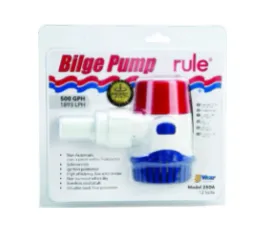Rule Bilge Pump Non-Automatic 500GPH 12 V Model 25DA