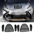 Universal Carbon Fiber Air Flow Hood Scoop | Decorative Intake Bonnet Vent Cover