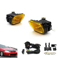 Honda Civic Front Fog Lights 1996-1998 | Square Halogen Lamp Assembly