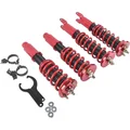 Coilover Height Adjustable Suspension Shocks Kit for Honda Civic 1988-2000, CRX 1988-1991, Acura Integra 1990-2001 | Lowering Spring Struts