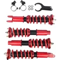 Coilover Height Adjustable Suspension Shocks Kit for Honda Civic 1988-2000, CRX 1988-1991, Acura Integra 1990-2001 | Lowering Spring Struts