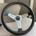 Universal 14 Inch 350mm Microfiber Leather JDM Deep Dish Racing Steering Wheel | Drift & Rally Sport