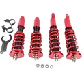 Coilover Height Adjustable Suspension Shocks Kit for Honda Civic 1988-2000, CRX 1988-1991, Acura Integra 1990-2001 | Lowering Spring Struts