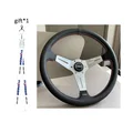 Universal 14 Inch 350mm Microfiber Leather JDM Deep Dish Racing Steering Wheel | Drift & Rally Sport