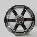 Forged Polished Chrome Volk Racing TE37 Wheels | 17–21 Inch Rims for BMW, Honda Accord, Toyota, JDM Cars