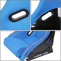 NRG FRP-300BL Fiber Glass Bucket Racing Seat with Foam Lumbar Cushions | Blue
