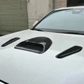 Universal Carbon Fiber Air Flow Hood Scoop | Decorative Intake Bonnet Vent Cover