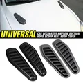 Universal Carbon Fiber Air Flow Hood Scoop | Decorative Intake Bonnet Vent Cover