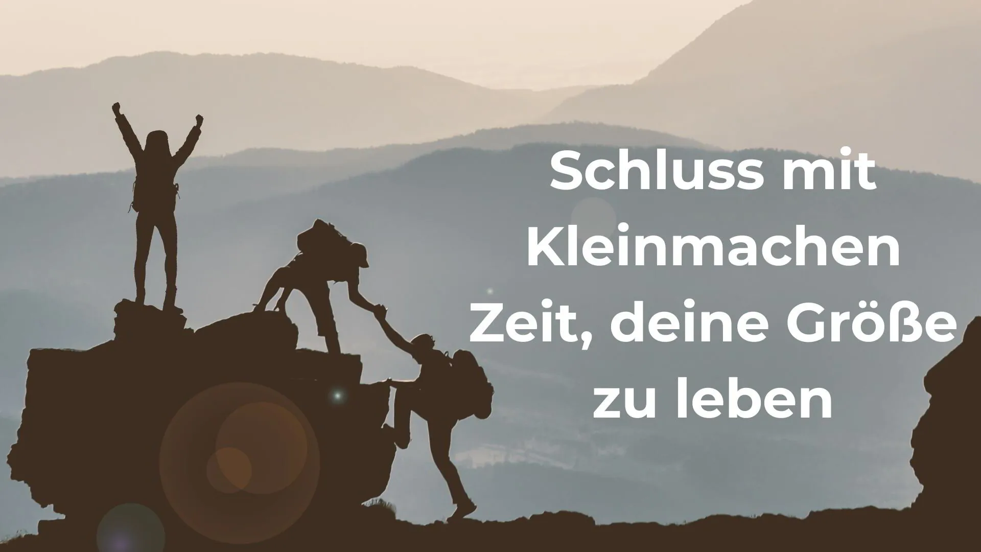 Warum du dich nicht länger kleinmachen solltest und wie du deine wahre Größe erkennst