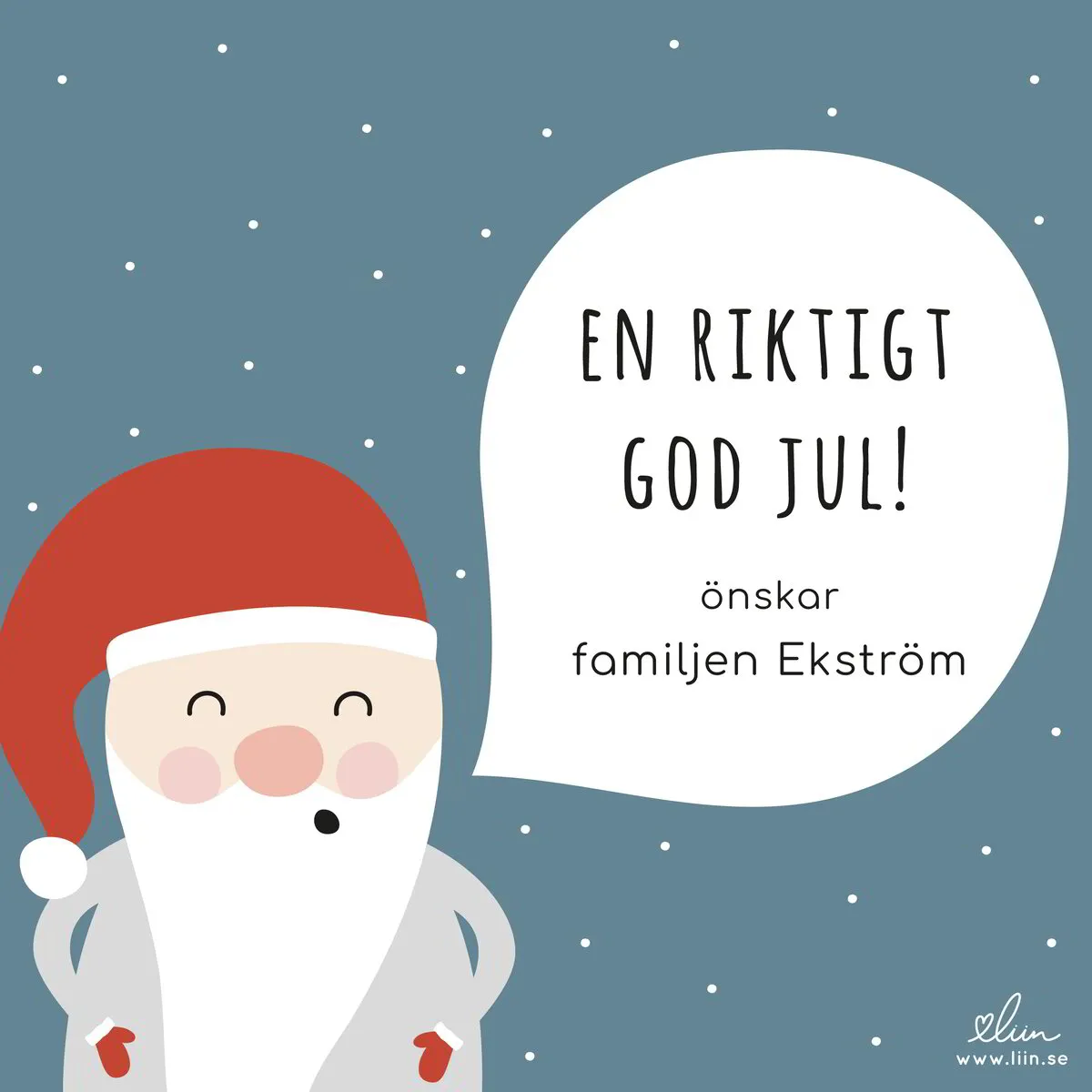 LITEN TOMTE Digitalt Julkort