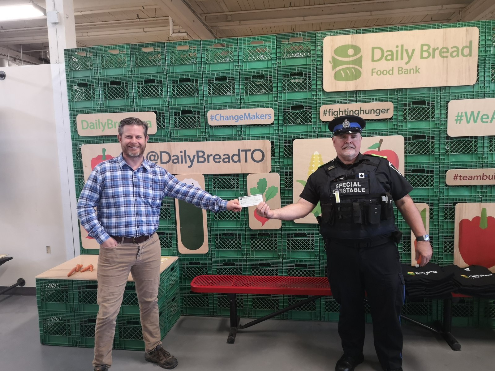 Toronto Community Housing Special Constable Food Bank Drive Results