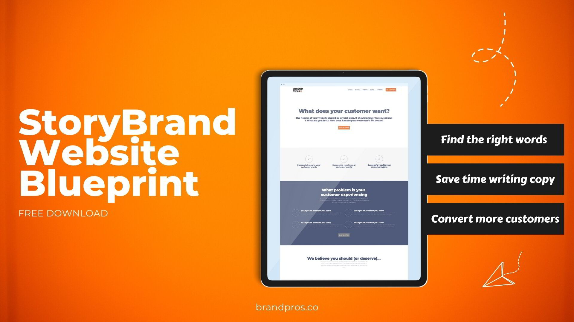 StoryBrand site Blueprint