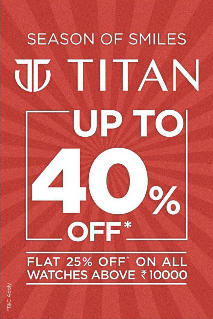 Titan 40 clearance percent off