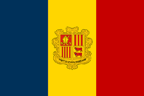 Andorra Desk Flags
