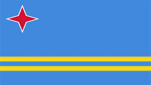 Aruba Desk Flags