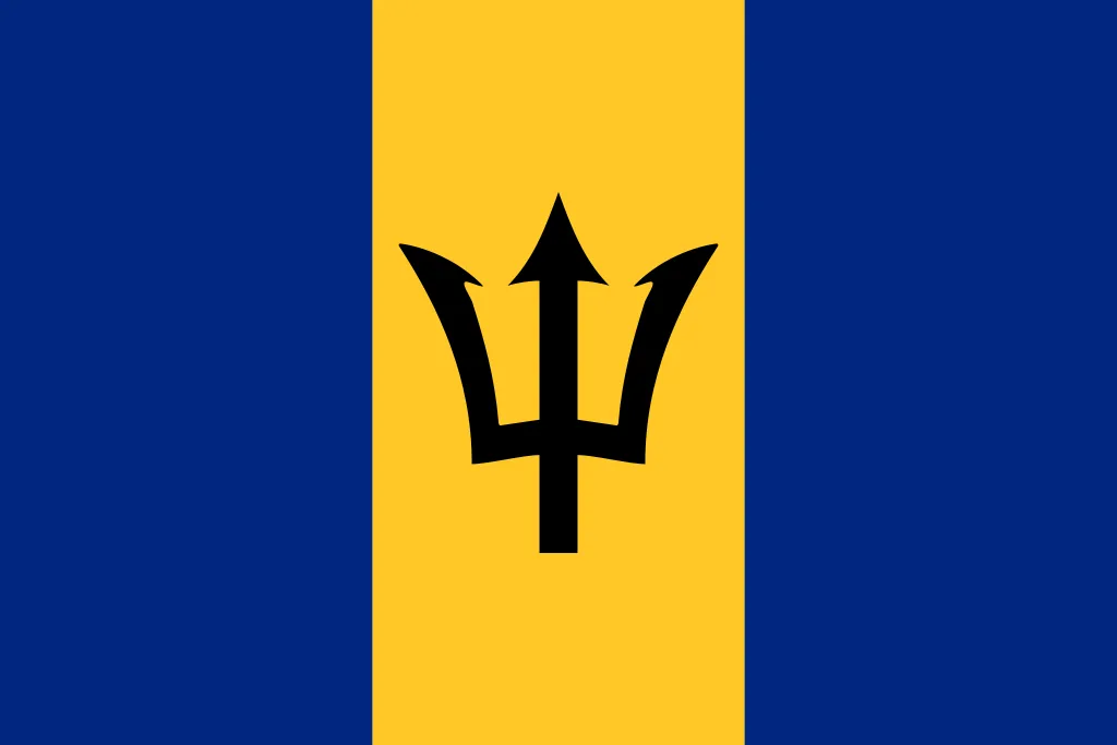 Barbados Desk Flags