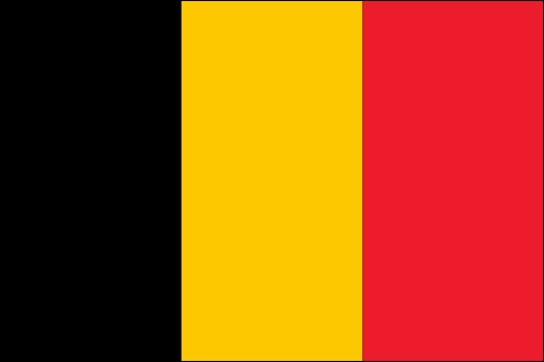 Belgium Desk Flags