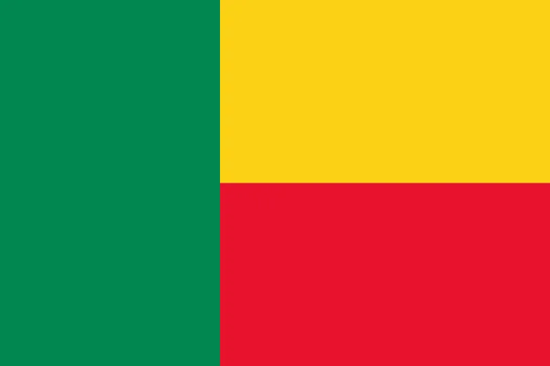 Benin Desk Flags