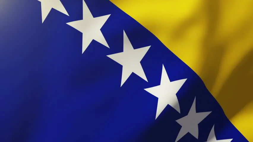 Bosnia Desk Flags