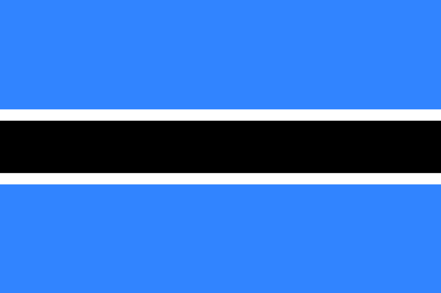 Botswana Desk Flags