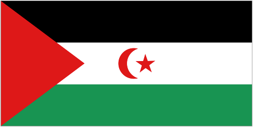 Western Sahara Desk Flag