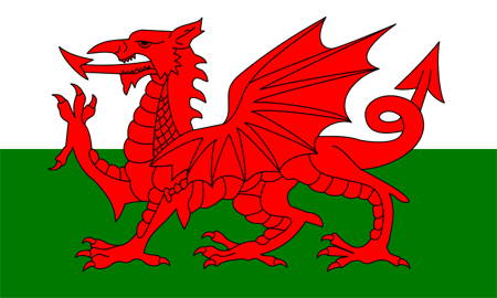 Wales Desk Flag