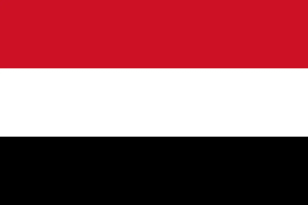 Yemen Desk Flag
