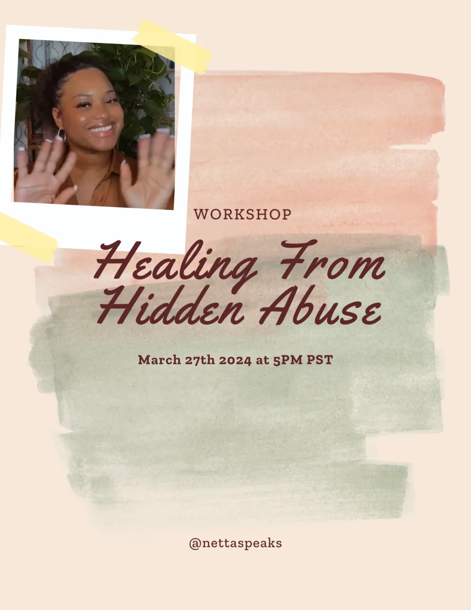 Healing From Hidden Abuse Workshop