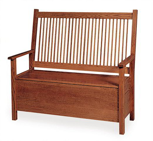 Amish storage deals bench