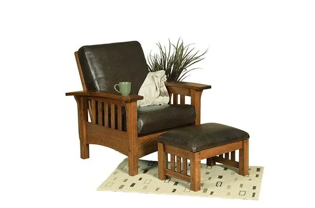Classic Mission Morris Chair Classic Mission Ottoman