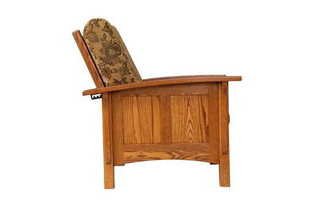 Paneled Mission Morris Chair Side
