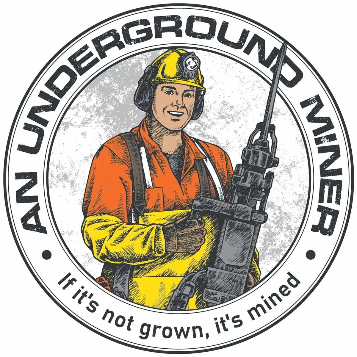An Underground Miner Logo