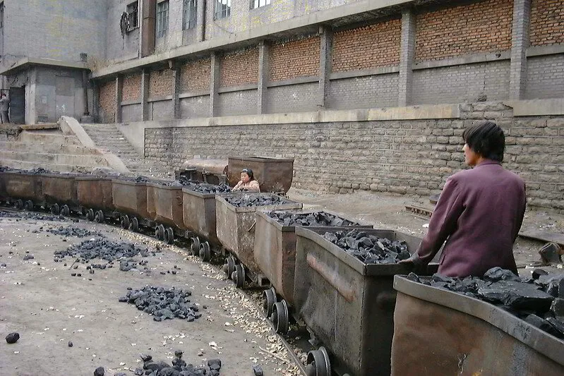 Coal mining in China