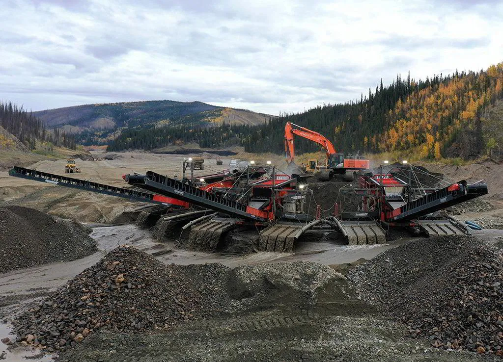 Modern day placer mining