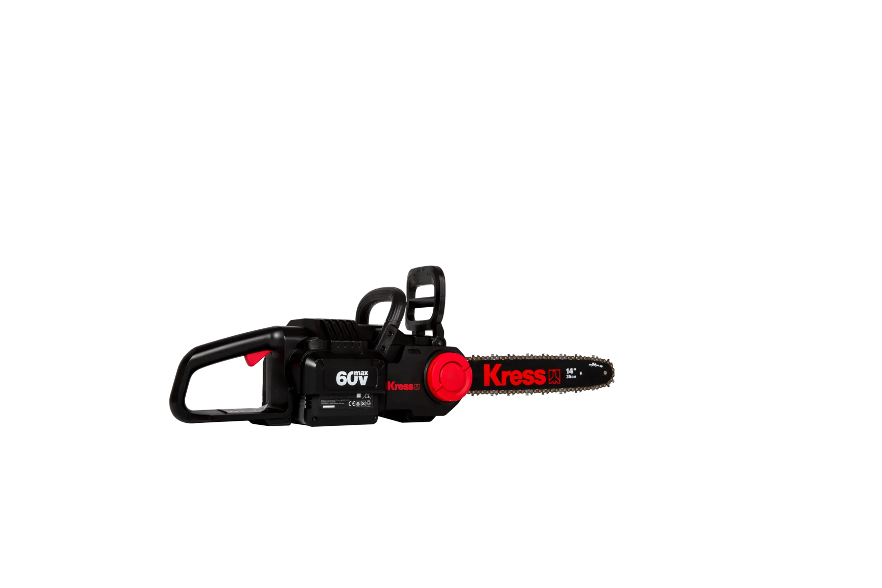 Kress 60V/14" Cordless Chainsaw Kit (battery & charger incl - KG367E) 