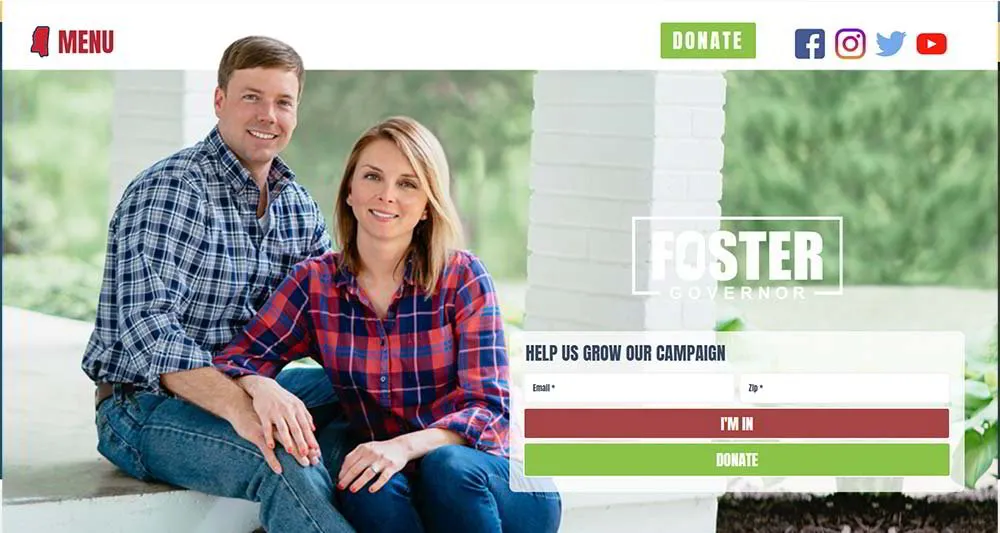 Robert Foster Campaign Website