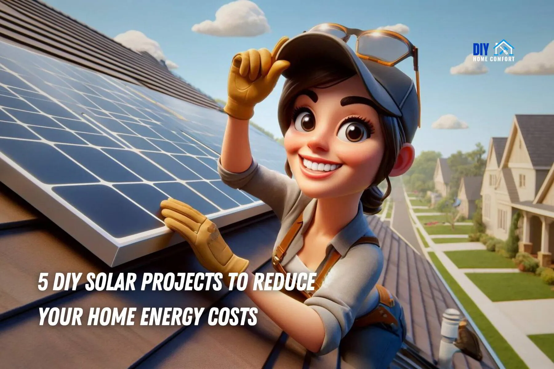 5 DIY Solar Projects to Reduce Your Home Energy Costs | DIY Home Comfort