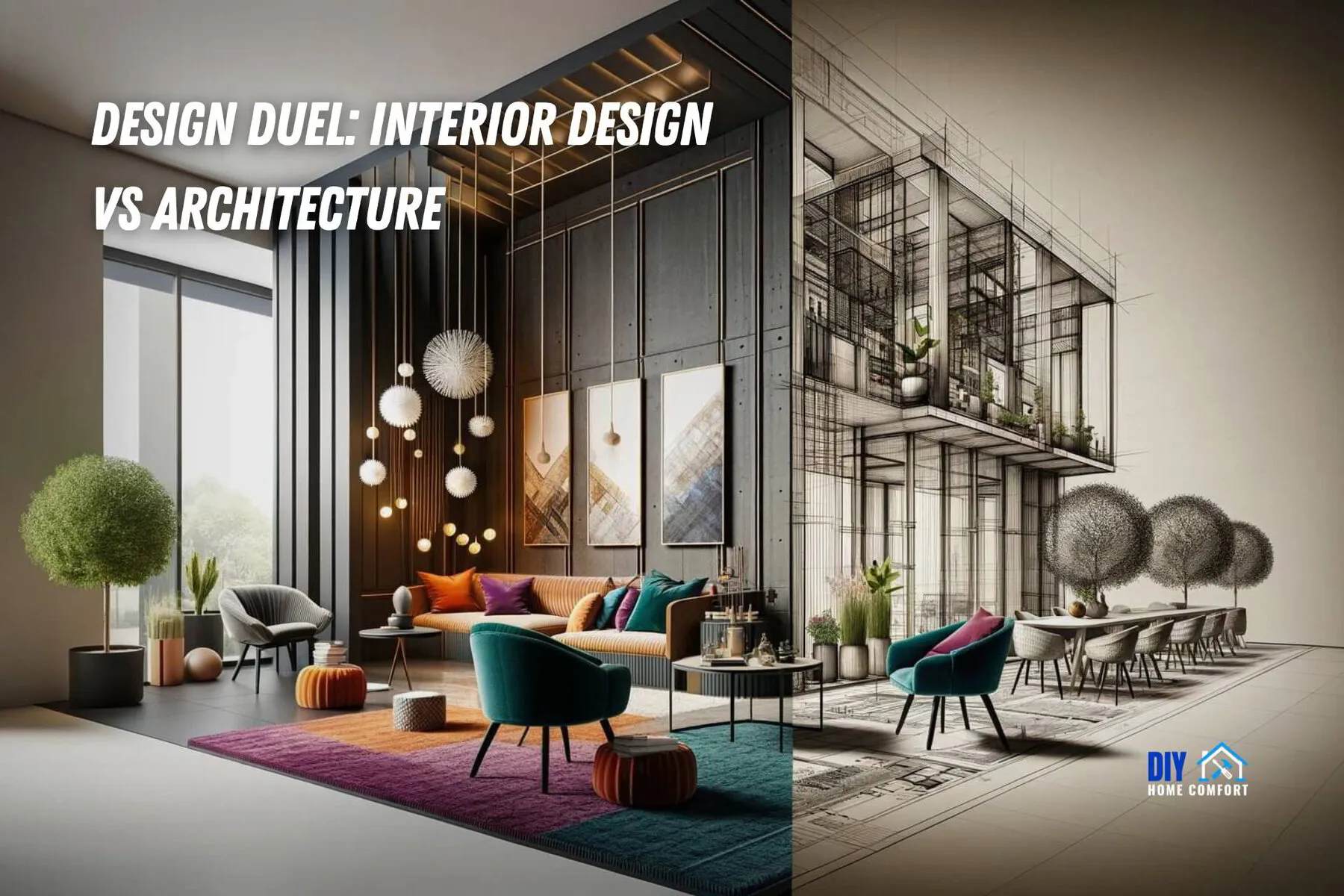 Design Duel: Interior Design vs Architecture | DIY Home Comfort